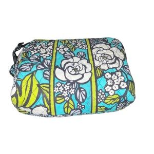 Vera Bradley Island Blooms Large Cosmetic Bag – Quilted Travel Makeup Case
